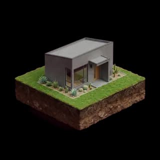 ADU architectural miniature
