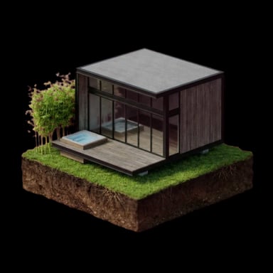 ADU architectural miniature